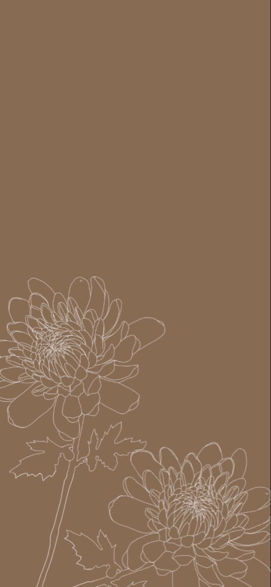 Brown floral wallpaper in 2022 | Floral wallpaper iphone, Color wallpaper iphone, Cool lock screen wallpaper