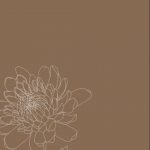 Brown floral wallpaper in 2022