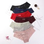 Material: CottonMaterial: SpandexMaterial: NylonObscene Picture: NoSexually Suggestive: NoPanties Type: BriefsOrigin: CN(Origin)Model Number: B-A4107-MSYMaterial Composition: 85% Nylon 15% SpandexPattern Type: FloralDecoration: LaceRise Type: low-RiseGender: WOMENItem Type: PantiesPattern Type: SolidMaterial Composition: 85% Nylon 15% SpandexName: PantiesQuantity: 3 PantiesSize: M L XL XXLStyle: SexyCrotch: CottonElasticity: ElasticThickness: Thin