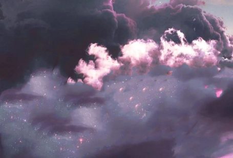Aesthetic Full Moon Wallpaper