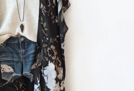 Kimono, FREE BIRD, Robe-Style Boho Kimono mit floralen Mustern, Cover-up, Strandmode, Boho, Tuch, Wickeltuch, Sommer, Boho, Braut, Kimono