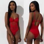 New Women Sexy Lingerie Lace Babydoll Underwear Sleepwear Nightwear Jumpsuit US