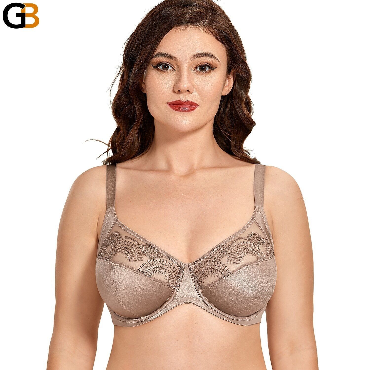 Designed to highlight your spectacular shape, this full figure bra offers optimal support owing to its underwire feature. Made from strong and durable spandex and polyamide materials, its non-padded style gives your apparel a smooth finish. Decorated with charming sheer lace, the adjustable straps and secure back closure of this breath-taking innerwear provide a comfortable fit. Great for everyday use, opt for this sexy bra today!SpecificationsBrand Name: GeraldBlackObscene Picture: NoSexually Suggestive: NoBra Style: UnlinedMaterial: SpandexMa