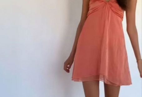 Summer Suspenders Sexy Dress - Orange / L