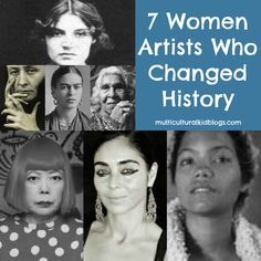 Women artists from around the globe to share with children during Woman's History Month. Learn about the art and lives of seven amazing women.