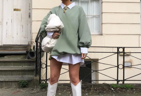 15+ Dresses to wear with knee high boots