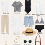 A Minimalistic and Chic Tropical Vacation Capsule Wardrobe