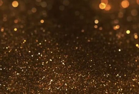 Background Animated Bokeh Gold Dust Particles Fluid 📹✨📽️ no sound for intro cinematic video ❣️