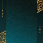 Golden Green Mandala Art Background With Boundary Invitation Card Wedding Islamic Arabian Flower Pattern Diwali Festival