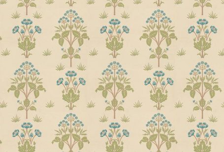 Meadow Sweet by Morris - Blue / Green / Neutral - Wallpaper : Wallpaper Direct