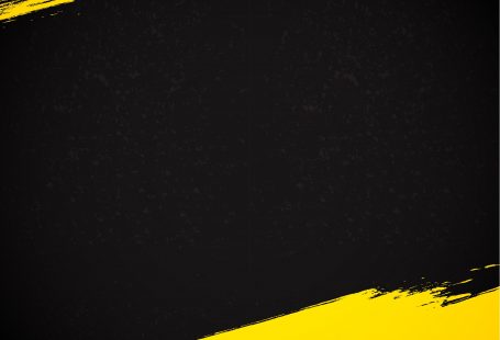 Yellow And Black Ink Abstract Background