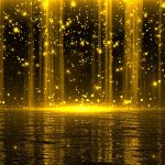 Golden Particle Party Stage Background Video Template | Pikbest