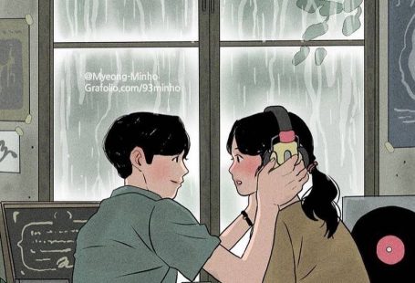This Korean Artist Giving Serious #Couplesgoals Through His Illustration Drawing