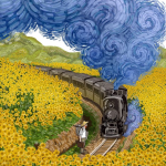 Vincent van Gogh Fan Illustrates the Dutch Artist's Life in a Colorful Comic Series