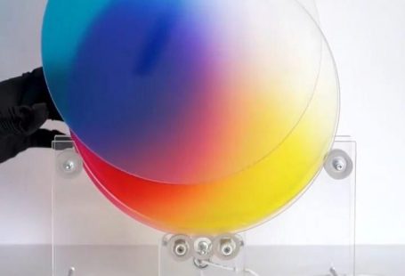 A Kinetic Wall Sculpture by Felipe Pantone Spins in a Hypnotic Reel of Endless Color