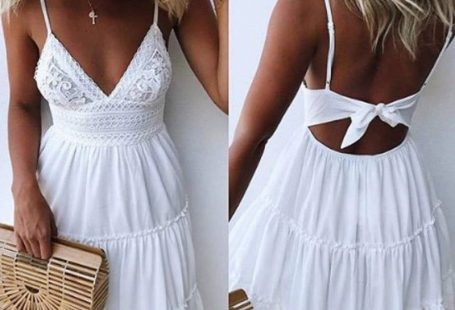 Women's Summer Dress - Black / M