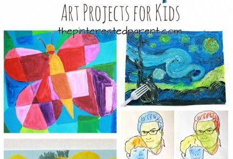 30 Artist Inspired Art Projects For Kids – The Pinterested Parent