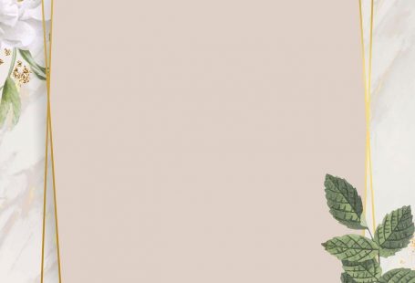 Free Vector | Rectangle rose frame on marble background