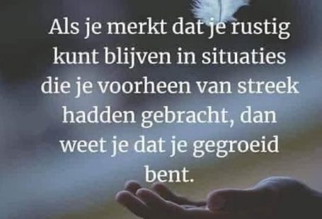 Sta jij wel eens stil?
