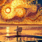 Vincent van Gogh Fan Illustrates the Dutch Artist's Life in a Colorful Comic Series