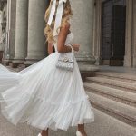 Cinessd  Vintage Wedding  Sexy Strapless Neckline Sleeveless White Dress Women 2022 High Waist Pleated Evening Party Midi Dresses Formal - white / China / 8