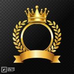 Premium Vector | Realistic golden crown