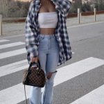 Vêtements femmes hautes taille extension confortable mincer - L / Bleu clair