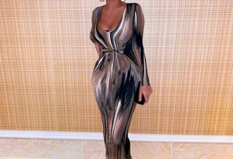 women's midi dress long sleeve bodycon sexy bandage bodycon clothes party dinner Dress - Pink / L