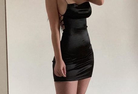 Hot And Sexy Suspenders Lace Backless Nightclub Dress XL-black
