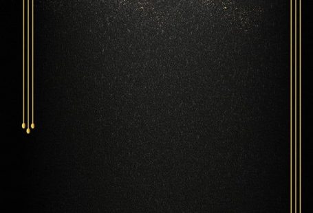 Modèle De Fond Invitation Invitation Or Noir