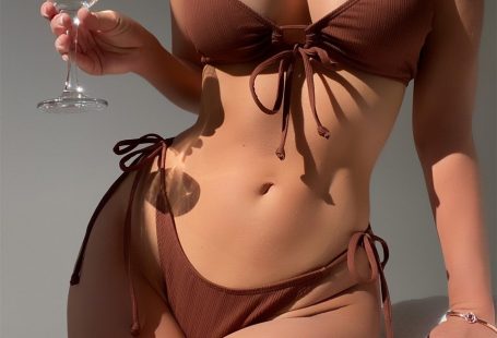Nó Simples sexy Conjunto de biquíni