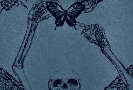 skeleton background | Iphone wallpaper hipster, Skeletons wallpaper aesthetic, Edgy wallpaper