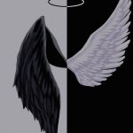 Angel Devil Wings Phone Wallpaper Free Background