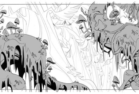 Background Designs de Chris Tsirgiotis para "Tangled the series" - THECAB