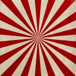 Vintage Circus Rays sunburst tent pattern background
