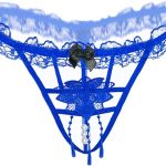 $13.89 Mesh lace see through thongs for women sexy t back thongs lingerie underwear sleepwear nig...