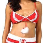 $19.53 Christmas sexy lingerie for women underwear braces red uniform temptation babydoll nightdr...