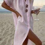 A Simple Concept Maxi Shirt Dress