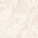 Beige Inverse Jungle Wallpaper R6766