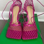 Bottega Veneta Shoes | 100% Authentic Bottega Mesh Heels Hot Pink | Color: Pink | Size: 9.5