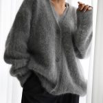Cassey® | Stylish loose button placket cardigan