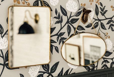 Floral Guest Room- Floral Wallpaper- Utah Ranch Home - Nesting With Grace
