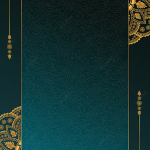 Golden Green Mandala Art Background With Border Invitation Card Wedding Islamic Arabic Floral Pattern Diwali Wallpaper Image For Free Download - Pngtree