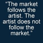 Iimani David - “The market follows the artist. The...”