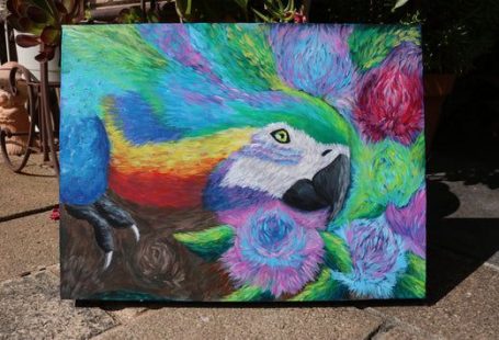 Macaw Painting for sale