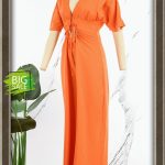 Orange Sexy Solid Bandage Patchwork V Neck Jumpsuits