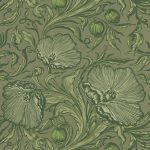Poppy Trail - Sage Green | Little Greene Wallpaper