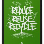 Poster: "Reduce Reuse Recycle" | Sexy Hackers