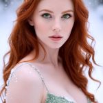 Red Hair Womens - Digital Portrait Photo