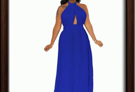 Sexy Backless Pleated Slip Dress